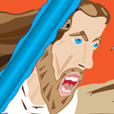 Jesus With a Lightsaber